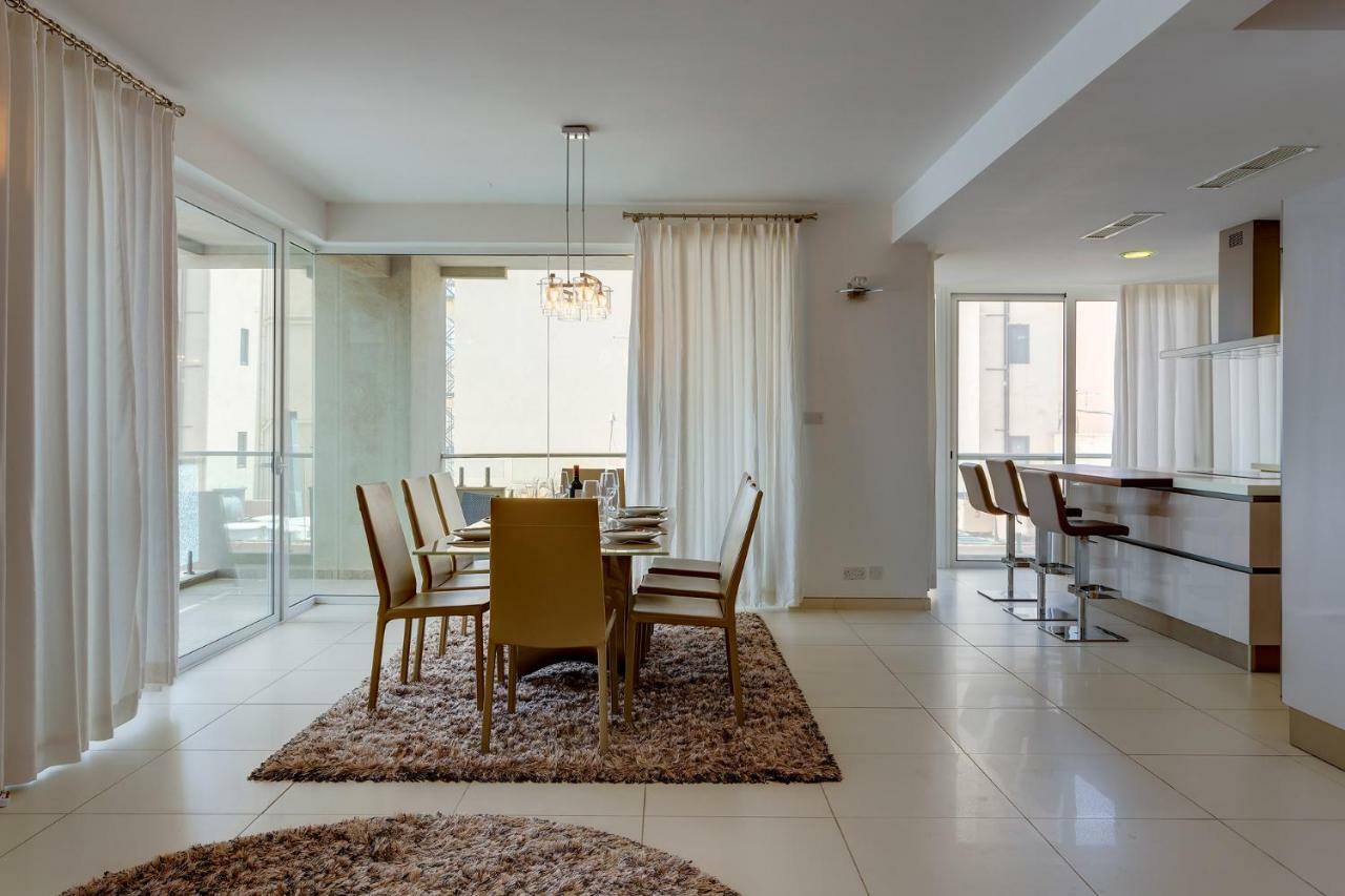 Contemporary, Luxury Apartment With Valletta And Harbour Views Сліма Екстер'єр фото